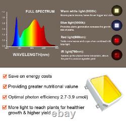 1000W 2000W 4000W LED Grow light Full Spectrum For Indoor Plants Veg Flower