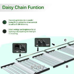 1000W 640W 8Bar WithSamsung LED Grow Light Full Spectrum Indoor Plants Commercial