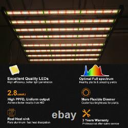 1000W Foldable LED Grow Light Commercial Indoor Lamp Veg FlowerMedical 8Bar
