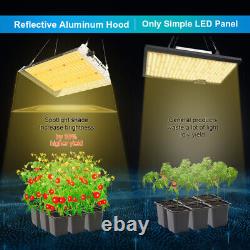 1000W Grow Lights Full Spectrum LED Plant Panel Veg/Bloom Greenhouse Hydroponics