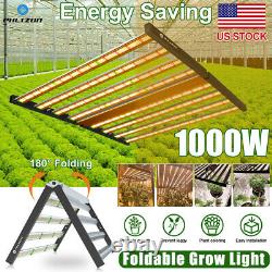 1000W LED Grow Light 3465pcs Diodes Grow Bar Full Spectrum for Indoor VEG 6x6ft