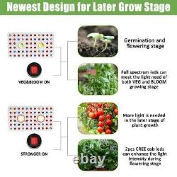 1000W LED Grow Light CREE COB Full Spectrum with VEG/Bloom Switch For Greenhouse