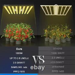 1000W LED Grow Light Dimmable Waterproof Full Spectrum for Greenhouse Hydroponic