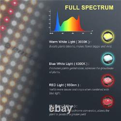 1000W Samsung LED Grow Light Full Spectrum for Greenhouse Plants Veg Bloom 2x4ft