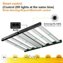 1000W Spider LED Grow Light Bar LM281B Full Spectrum Fold Commercial Indoor Grow