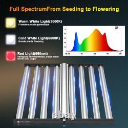 1000With640With450W Foldable Bar Commercial LED Grow Light Full Spectrum Veg Flower