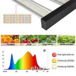 1000With720With640With450W 8/6Bar Foldable LED Grow Light Full Spectrum Replace Gavita