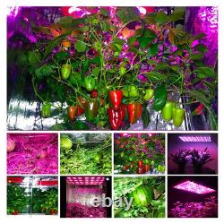 1200W LED Indoor Plant Grow Light Full Spectrum Hydroponic Veg Flower Lamp Panel