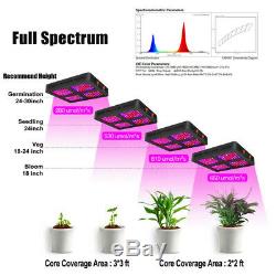 1200W LED Plant Grow Light Full Spectrum for Greenhouse Hydro Herb Veg /Bloom US