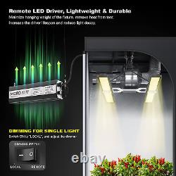 120W LED Grow Light 2 LED Bars 2Ftx2Ft Veg Flowering Samsung Diodes & Mean Well
