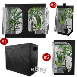 1500W Hydro Led Grow Light Veg Flower Plant + Indoor Grow Tent Kit Multi-size