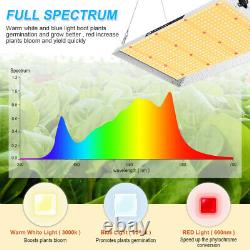 1500W LED Grow Light Lamp Replace HPS HID Sunlike Full Spectrum Veg Hydroponis