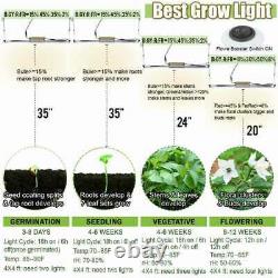 1500W LED Grow Light Tube Strip Full Spectrum Lamp for Plant Flower Veg Growing