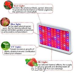2 X 1000W LED Grow Light Lamp Single Chip Full Spectrum Medical Indoor Plant Veg