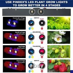 2000W 96LED 2COB Grow Light Full Spectrum Indoor Hydro Plant Veg Flower Bloom