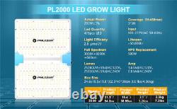 2000W Dimmable LED Grow Light Full Spectrum 3x3ft Grow Tent Plant Lamp Veg Bloom