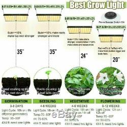 2000W LED Grow Light 2'x4' Flower Full Spectrum for Indoor Plant Veg 576pcs LEDs