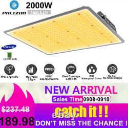 2000W LED Grow Light Dimmable Sunlike Full Spectrum for Greehouse VEG All Stages