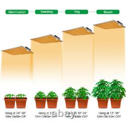 2000W LED Grow Light Dimmable Sunlike Full Spectrum for Greehouse VEG All Stages