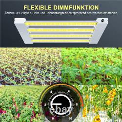 2000W LED Grow Light Full Spectrum 4x4ft Coverage Dimmable Indoor Hydroponic Veg