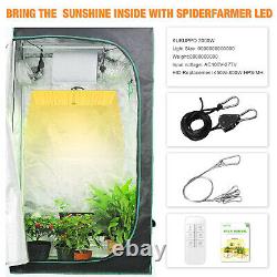 2000W LED Grow Light Hydroponic Full Spectrum Indoor Veg Flower Plant Bloom Lamp