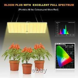 2000W Led Grow Light Kit Full Spectrum Sunlike Plant Veg Flower Growing Lamp USA