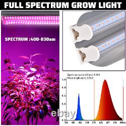 2000W Plant LED Grow Light 2FT T5 Full Spectrum Indoor Veg Flower Tubes Lamp