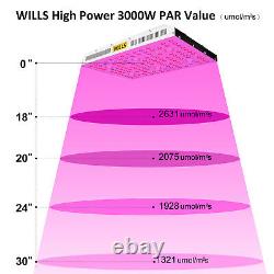 2000With3000W COB Led Grow Light Full Spectrum For All Indoor Plant Veg Flower