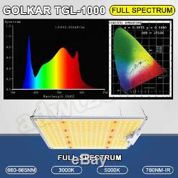 2020 GOLKAR 1000W LED Grow Light Sunlike Full Spectrum Veg Flower Indoor Plant