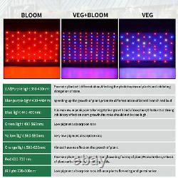 24''x24''x48'' Indoor Grow Tent + 1500W LED Grow Light Full Spectrum Veg Bloom