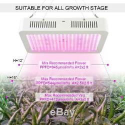 2PCS 5000W Plant UV IR LED Grow Light Full Spectrum Lamp Indoor Veg Flower Fruit