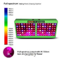2PCS Mars Hydro UL Certified 600W LED Grow Light Full Spectrum Veg Flower Indoor
