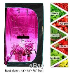2PCS Mars II 900W LED Grow Light Full Spectrum Veg Bloom for Indoor Plants