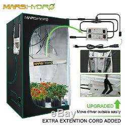 2PCS MarsHydro TS 3000W LED Grow Light White Full Spectrum Indoor Grow VEG Bloom