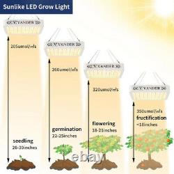 2X 3000W LED Grow Light VANDER SamsungLED Full Spectrum Veg Plant Lamp Kit
