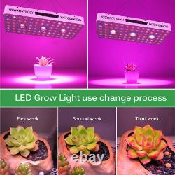 2pcs 1500W COB Led Grow Light Lamp Full Spectrum UV IR For Medicals Herbs Veg