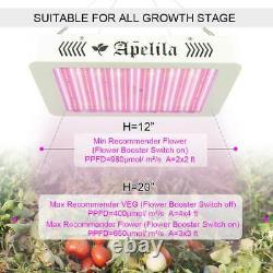 2pcs LED Grow Light Full Spectrum 8000W For Hydroponic Veg Flower Plant Lamp