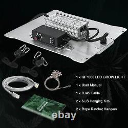 2pcs LED Grow Light QF1000 Full Spectrum Samsung LED for Indoor Plant Veg Flower