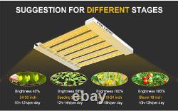 3000W Full Spectrum LED Grow Light Veg Bloom 5X5ft for Indoor Plants Hydroponics