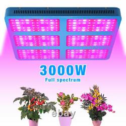 3000W LED Grow Light Full Spectrum Veg Bloom for Commercial Hydro Medical Plants