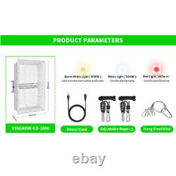 3000W LED Grow Light Lamp Full Spectrum For Indoor Veg Bloom Plants Hydroponic A