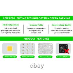 3000W LED Grow Light Lamp Full Spectrum For Indoor Veg Bloom Plants Hydroponic X