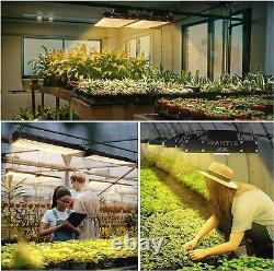 360W LED Grow Lights Full Spectrum Panel Greenhouse Veg BLOOM Plant Lamp Seeds
