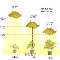 4 Pack 600 Watt LED Grow Light Full Spectrum for Indoor Plants Veg and Flower