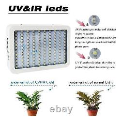 4 X 1200W Full Spectrum LED Plant Grow Light Greenhouse Veg Medical Care