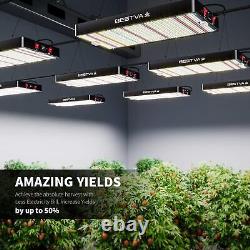 4000W High-Yield LED Grow Light Full Spectrum Veg & Bloom Lamp Hydroponics