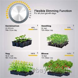 4000W LED Grow Light for Indoor Veg Bloom Plants Full Spectrum Samsung IR UV Kit