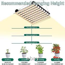 4000w Led Grow Light 4-4ft Coverage Dual Switch Full Spectrum For Indoor Plants