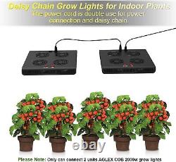 420W COB LED Grow Light, Full Spectrum Plant, Daisy Chain Veg, Bloom Switch