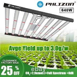 450W 640W LED Grow Lights Hydroponic Full Spectrum Indoor Veg Flower Plant Lamp